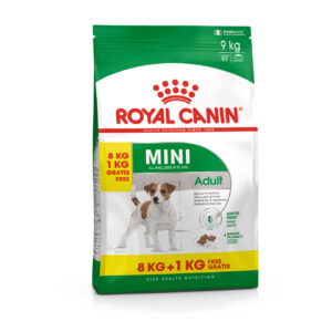 Royal Canin Mini Adult, 8 Kg + 1 Kg Gratis