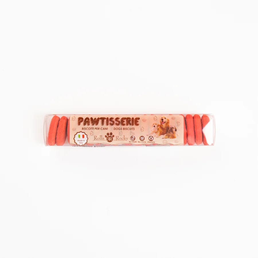 Recompense pentru caini Rollsrocky, Biscuiti Macarons Red, 50 g