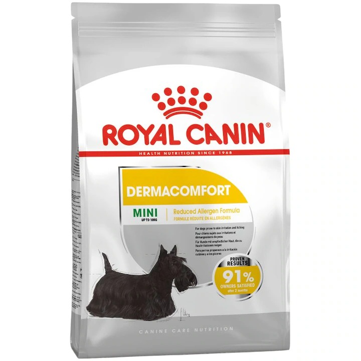 Hrana uscata pentru caini Royal Canin, Mini Dermacomfort, 3 kg