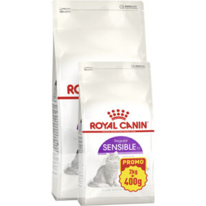 Hrana uscata pentru pisici, Royal Canin Sensible, 2kg + 400gr gratis