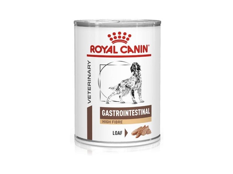 Hrana umeda pentru caini, Royal Canin Gastrointestinal High Fibre, 410 gr